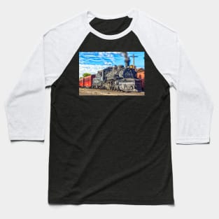 Cumbres and Toltec Narrow Gauge Railroad Chama New Mexico Yard Baseball T-Shirt